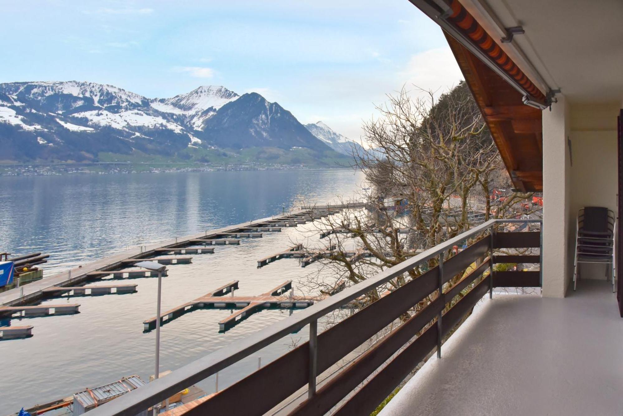 Modern And Charming Apartment On The Shores Of Lake Lucerne แกร์เซา ภายนอก รูปภาพ